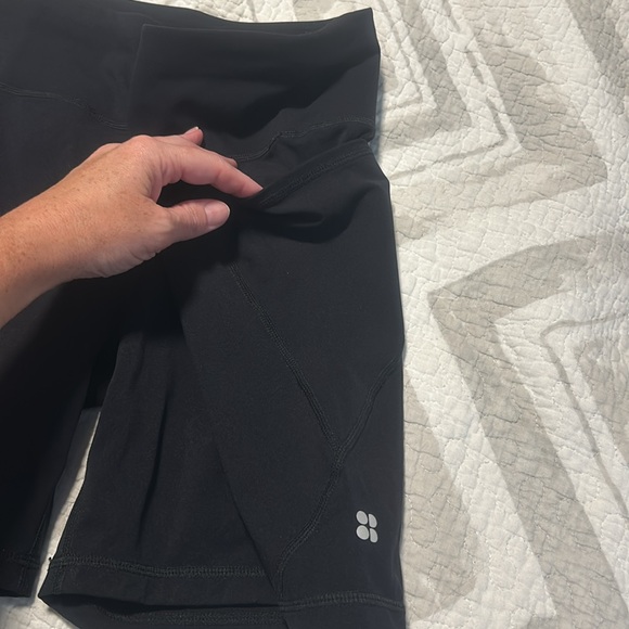 Sweaty Betty The Power Black Athletic Shorts Pockets L Large - Picture 2 of 10
